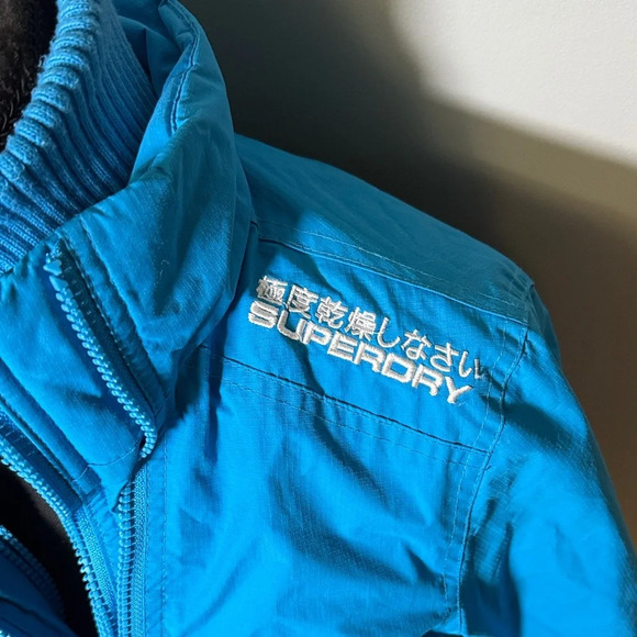 Superdry Women's Bright Blue Ski Jacket - Picture 4 of 10